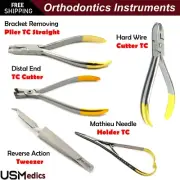 Orthodontics Dental Bracket Removing Pliers Wire Distal End Mathieu Pliers KIT