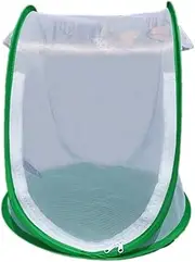 Nisorpa Collapsible Insect Butterfly Habitat Cage Large Insect Mesh Cage Terrarium Pop Up 13 x 14.5 Inches
