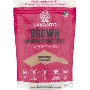 Lakanto Monkfruit Sweetener Brown Sugar Replacement Powder 450g