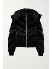 [Cordova] Cordova - The Niseko Hooded Quilted Down Ski Jacket - Black - large large Black