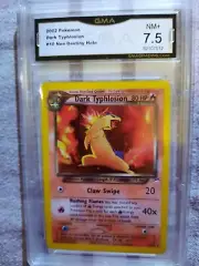 2000 P.M. Neo Genesis Dark Typhlosion Holo GMA 7.5