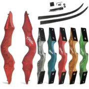 Bow 20-60lbs Bow Hunter Wooden Takedown Split Bow for Right/Left Hand