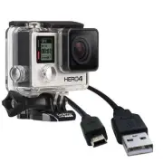6Ft USB DC Power Charger+Data SYNC Cable For GO Pro HD Hero 3 chdhe 301 302 303