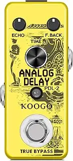 Koogo Vintage Delay Pedal Pure Analog Delay Guitar Effect Pedal True Bypass