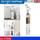 80CM Bathroom Toilet Storage Cabinet Laundry Cupboard Standing Corner Shelf AU
