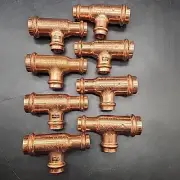 (8) VIEGA ProPress Copper 3/4" x 1/2" x 1/2" REDUCING TEE NEW 79332