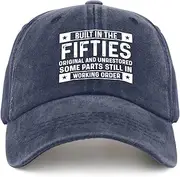 [YFKFYTG] 1934-1984 Birthday Gifts for Men Women,Personalized 20th-90th Birthday Ideas Gift,Parents Vintage Hat