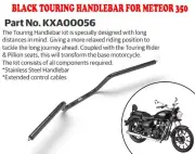 "BLACK TOURING HANDLEBAR" FIT FOR ROYAL ENFIELD METEOR 350