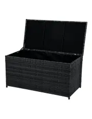 [Arcadia Furniture] Rattan Storage in Black
