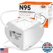 YQ YICHITA N95 Mask NIOSH Approved 25-Pack, Particulate Respirator N95 Face M