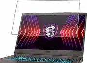 Puccy Tempered Glass Screen Protector Film, compatible with MSI Thin 15 B13U B13UCX B13UC B13V B13VE 15.6" Laptop (Active Area Cover Only) Protective Protectors Guard