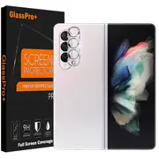 [ 3 Pack ] Samsung Galaxy Z Fold 3 5G Camera Lens Screen Protector Anti Scratch Tempered Glass Film Guard