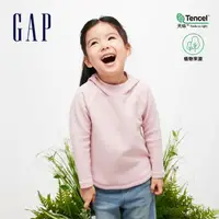 在飛比找momo購物網優惠-【GAP】女幼童裝 Logo帽T-粉色(452254)