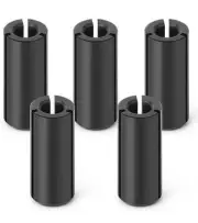 5PCS 1/2" to 1/4" Router Collett Adapter Bit Shank Reduction Sleeve Tools