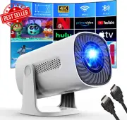 Mini Projector with WiFi & Bluetooth, 1080P Native, 4K Support, Auto Keystone