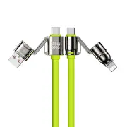 WEKOME WDC-51 240W USB-A/USB-C to USB-C/iP Cable PD Fast Charging Data Transmission Copper Core Line 1.2M Long for iPhon