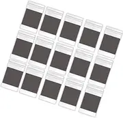 YOSADIER 50 Sets Anti-color-distortion Jewelry Bag Jewelry Pouches Bulk Pouch Removable Storage Bag Small Clear with Pvc