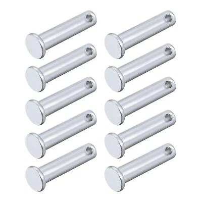 Clevis Pins (8mmx30mm) 20Pcs, Single Hole Flat Head Carbon Steel Fastener Pin