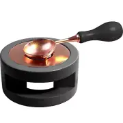 Wax Seal Warmer Melting Pot Wax Sealer Furnace with Melting Spoon for Sealing St