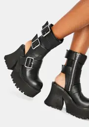 [Charla Tedrick] Stomp Platform Boots