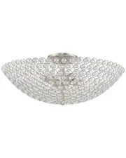 Livex Cassandra 4 Light Brushed Nickel Ceiling Mount