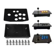New Black Acrylic Panel and Case DIY Set Kits Replacement for Arcade Game F