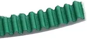 1pc 5M/S5m NFT White Polyurethane Open Belt Surface/Tooth Surface with Green Cloth Pu Belt with Steel Wire Length 15/20/25/30/40/50mm(S5M-50mm)