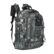 Large Military Bug Out Bag 3 Day Pack Expandable Backpack Army Black Camo