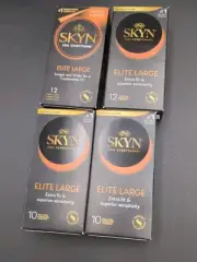 SKYN Elite Large Non-Latex Lubricated Condoms, 44 Count