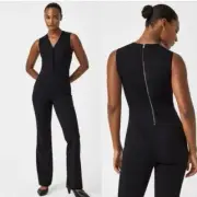 NWT Spanx Perfect Sleeveless Jumpsuit Size 1X Slimming Chic Modern