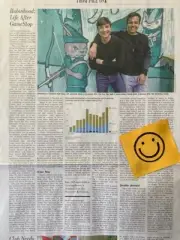 ROBINHOOD : LIFE AFTER GAMESTOP MANIA 2 PP THE WALL STREET JOURNAL ARTICLE WSJ.