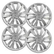 Set of (4) 15" Silver Hubcap Replacements for 1998-2003 Toyota Sienna