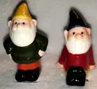 Cracker Barrel Mini Gnome Salt And Pepper Shakers