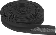uxcell 11 Yards Single Fold Bias Tape 9/16 Inch Sewing Bias Tape Seam Binding Tape Hemming Tape for Sewing Carpet Edges, DIY Crafts, Seaming, Piping, Quilting, Black