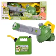 John Deere Kids Motorized Bubble N Fun Leaf Blower Combo
