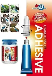 4 x Aquarium Cyanoacrylate Adhesive Super Glue Coral Frags Moss Rocks Driftwood for Fish Tank