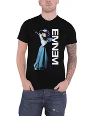 Eminem Mic Pose T Shirt Black S
