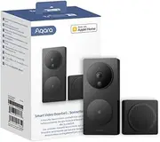 Aqara Video Doorbell G4 (Chime Included), 1080p FHD HomeKit Secure Video Doorbell Camera, Local Face Recognition and Automations, Wireless or Wired, Supports Apple Home, Alexa, Google