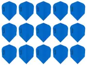 5 Sets Harrows Silika Solid Color Standard Dart Flights Ships Tracking - Blue