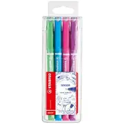 Stabilo Sensor Fineliner Fashion Assorted 4 Pack