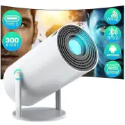 [TYPE-C Powered] HY300 Plus 4K Mini Projector with wifi and bluetooth, Upgrad...