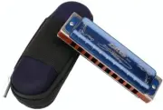 EASTTOP Diatonic Blue Harmonica Key of C Mouth Organ Harmonica 10Hole 20 Tone AU