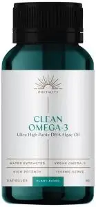 PHYTALITY NUTRITION Clean Omega-3 (Ultra High Purity DHA Algae Oil) 60vc