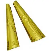 Adult Jingle Dress 2 1/2" Cones Native Tribal Crafts Pow Wow Regalia Tin Gold