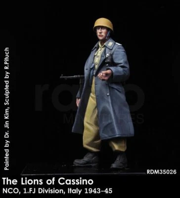 RADO MINIATURES RDM35026 WORLD WAR II THE LIONS OF CASSINO NCO, 1.FJ DIVISION