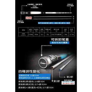 2023新款 Centaur神奪 4zoom 4/5/6/7尺 星座蝦竿 可變化調性 四種調性變化