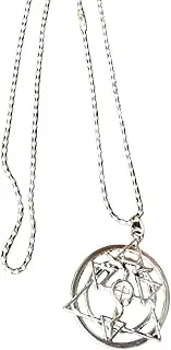 [HAMISH] Anime FA Transmutation Circle Necklace Alphonse Elric Edward Elric Necklace Ornament Pendant Anime Props Accessories Merch