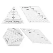 Practical Patchwork Ruler Set for Clothing Designs and Artistic Painting