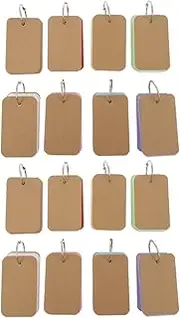 LALAFINA 2sets Versatile Word Cards Memo Pad Stationery for Boys and Girls Travel Creative Writing and Organization 8pcs*2