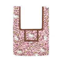 在飛比找樂天市場購物網優惠-小禮堂 Hello Kitty 摺疊環保購物袋 30x52c